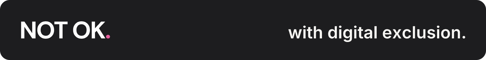 Dark strip email signature: NOT OK.