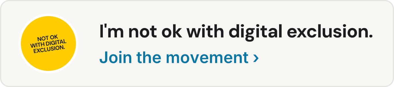 Join the movement sticker email signature: NOT OK.